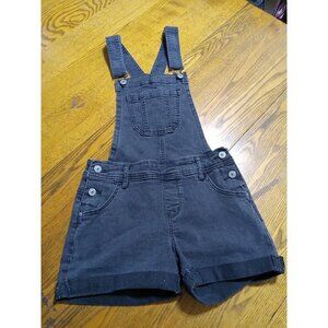 WALLFLOWER SHORTALLS Jeans Womens XS BLACK Preowned  Denim Shorts